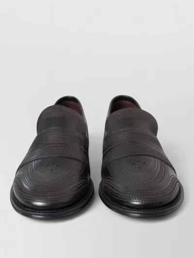 Dolce & Gabbana Leather Loafer Men Dress Shoes In Black
