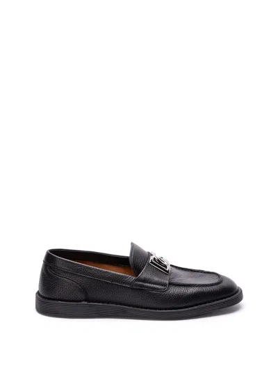 DOLCE & GABBANA LEATHER LOAFERS