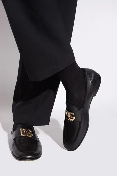 DOLCE & GABBANA DOLCE & GABBANA LEATHER LOAFERS