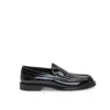 Dolce & Gabbana Polished Calfskin Loafers In Black
