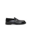Dolce & Gabbana Polished Calfskin Loafers In Black