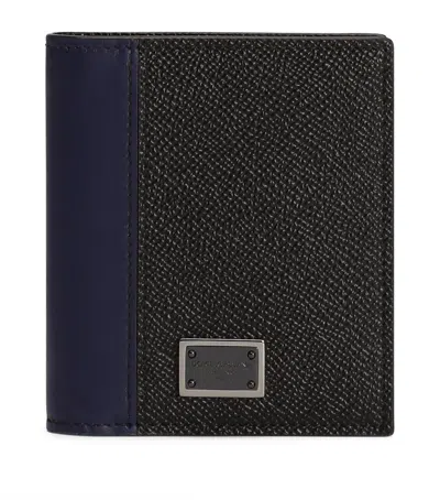 Dolce & Gabbana Leather Logo Plaque Card Holder