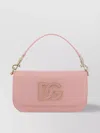 Dolce & Gabbana Leather Logoed Shoulder Bag With Removable Chain
