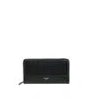 Dolce & Gabbana Leather Long Wallet In Black
