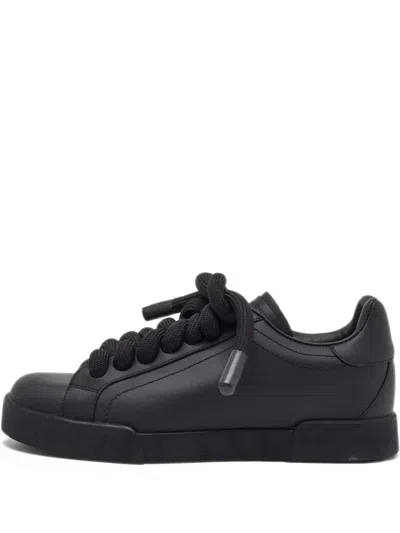 Pre-owned Dolce & Gabbana Leather Low-top Sneakers