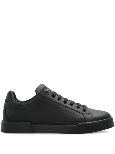 Dolce & Gabbana Leather Low-top Sneakers