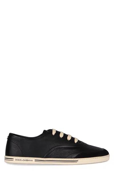 DOLCE & GABBANA DOLCE & GABBANA LEATHER LOW-TOP SNEAKERS