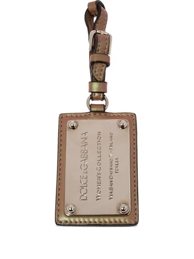 Pre-owned Dolce & Gabbana Leather Luggage Tag