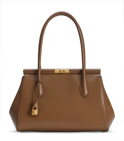 Dolce & Gabbana Leather Marlene Everyday Tote Bag