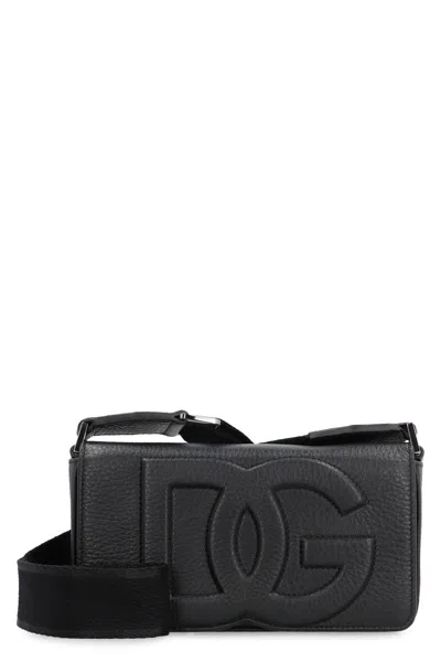 Dolce & Gabbana Leather Mini Bag In Black