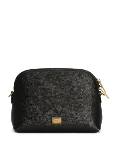 Dolce & Gabbana Leather Mini Bag In Black
