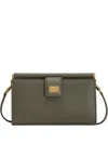 Dolce & Gabbana Leather Mini Bag In Green