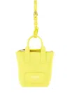Dolce & Gabbana Leather Minibag Charm In Yellow