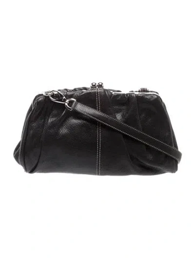 Pre-owned Dolce & Gabbana Leather Miss Curly In Black