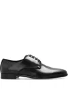 Dolce & Gabbana Leather Oxford Shoes In Black