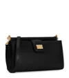 Dolce & Gabbana Leather Phone Bag In Black