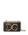 Dolce & Gabbana Leather Phone Bag In Black