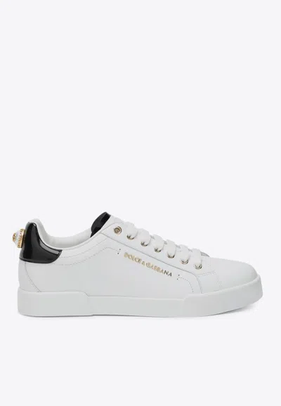 Dolce & Gabbana Leather Portofino Trainers