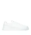 Dolce & Gabbana Leather Sneakers In White
