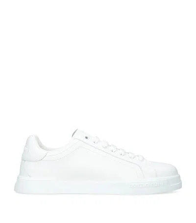 DOLCE & GABBANA LEATHER PORTOFINO SNEAKERS