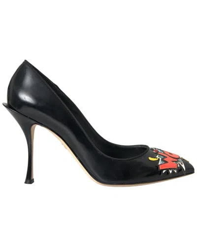 DOLCE & GABBANA DOLCE & GABBANA LEATHER PUMP