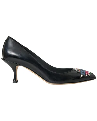 DOLCE & GABBANA DOLCE & GABBANA LEATHER PUMP