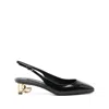 Dolce & Gabbana Black Décolleté With Dg Logo On The Heel