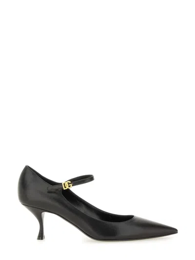 Dolce & Gabbana Leather Pumps In Black