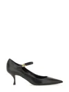 Dolce & Gabbana Leather Pumps In Black