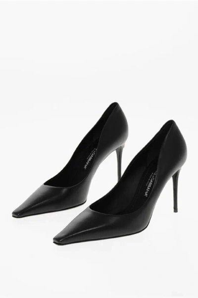 Dolce & Gabbana Leather Pumps With Stiletto Heel 9cm In Black