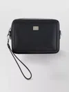 Dolce & Gabbana Leather Rectangular Shoulder Bag With Removable Strap