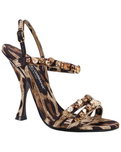 Dolce & Gabbana Open-toe High-heeled Sandals In Black