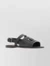 Dolce & Gabbana Dg Logo Calf Leather Sandals
