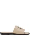 Dolce & Gabbana Sandalo In Pelle Di Vitello In Neutrals