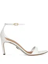 Dolce & Gabbana Leather Sandals In White
