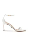 Dolce & Gabbana Leather Sandals In Bianco