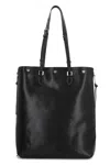Dolce & Gabbana Versatile Leather Tote Bag With Adjustable Straps In Black
