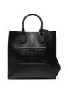 Dolce & Gabbana Leather Shopping Bag With Logo And Shoulder Strap.
