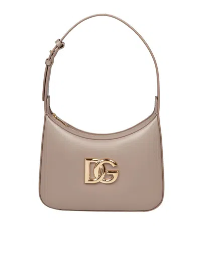 DOLCE & GABBANA DOLCE & GABBANA LEATHER SHOULDER BAG