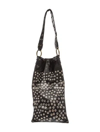 Pre-owned Dolce & Gabbana Leather Shoulder Bag In Black