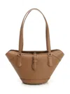 Dolce & Gabbana Brown Shoulder Bag With Two Top Handles And Buckle Closure On The Front In Brown