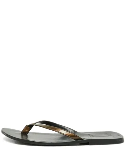 Pre-owned Dolce & Gabbana Leather Slides