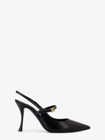 DOLCE & GABBANA LEATHER SLINGBACK PUMPS