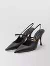Dolce & Gabbana Pointed Toe Slingbacks With Delicate Ankle Strap