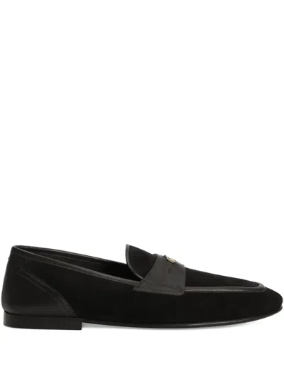 DOLCE & GABBANA LEATHER SLIPPERS