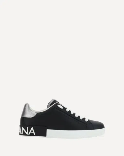 DOLCE & GABBANA LEATHER SNEAKER