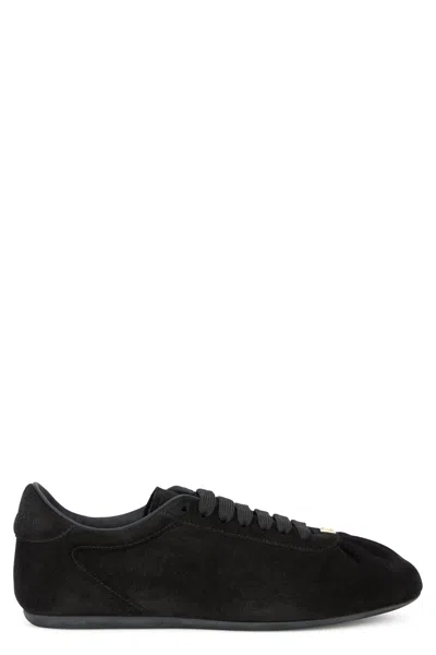 Dolce & Gabbana ? Leather Sneaker - Dark Leather Minimal Design In Brown