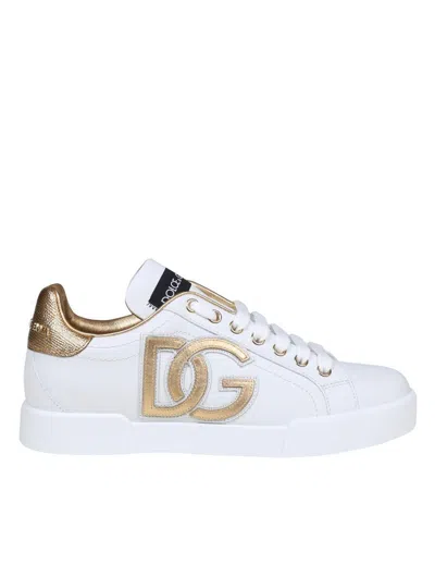 DOLCE & GABBANA DOLCE & GABBANA LEATHER SNEAKER