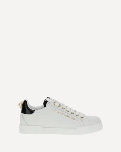 DOLCE & GABBANA LEATHER SNEAKERS