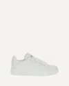 Dolce & Gabbana White Calfskin Portofino Sneakers